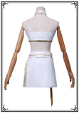 KYLETHOMASW  -  Rumi Zoey Mira Cosplay Costume Wig Women Girls White Leather Suit Halloween Carnival Party Comic-con Role Playing Outfit