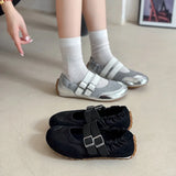 KYLETHOMASW  -  Autumn New Ballet Sports Mary Jane Retro Shoes for Women Design Sense Single Shoes for Women