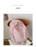 KYLETHOMASW  -  Korean College Style Canvas Bag for Women New Fashionable Casual Backpack for Students with Large Capacity Backpacks
