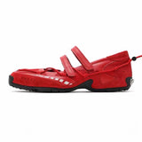 KYLETHOMASW  -  Silver Fashionable Casual Mesh Shoes Women's Summer New Magic Tape Thin Breathable Sports Mary Jane Single Shoes