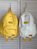 KYLETHOMASW  -  Sweet Cute Kawaii Duck Mochila Japanese Ins Bag Student Mochilas Mujer Teenage Girls Bolsas Zipper Bags for Woman Backpack