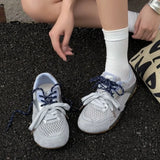 KYLETHOMASW  -  Summer Outdoor Running Shoes 2025 Fashionable Comfortable Lace Up Women's Sneakers Casual Flats Soft Women Flat Sneakers Shoes