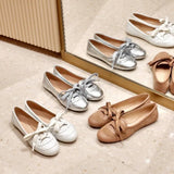 KYLETHOMASW  -  New Womens Shoes Fashion Genuine Leather Casual Shoes for Woman Exquisite Ballet Shallow Flat Shoe Designer Shoes Zapatos Mujer