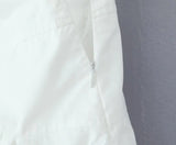 KYLETHOMASW  -  Elegant Girl Ruched Big Swing Mini Skirt Vintage High Waist Side Zipper Summer Skirts Black White Women's Party Streetwear