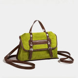 KYLETHOMASW  -  Vintage Maillard Students Hand Briefcase Bag Women Suede Large Capacity Backpack Fashion Y2K Casual Preppy Mochilas Mujer Chic