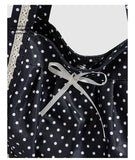 KYLETHOMASW  -  Korean Style Vintage Instagram Polka Dot Bag for Women's Niche Sweet Lace Shoulder Commuting Large Capacity Tote Bags
