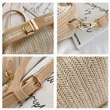 Kylethomasw Straw Crossbody Bag For Women New Fashion Small Knitting Tote Bag Bohemian Summer Purse  Handbag Travel Bucket Beach Bags