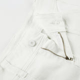 KYLETHOMASW  -  Y2K Women's Knitted White Shorts Pockets Sexy Low Rise Skinny Super Short Pants Streetwear Casual Summer Chic Basic Shorts Chic