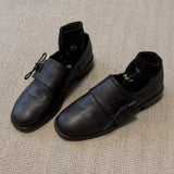 KYLETHOMASW  -  New Autumn Leather Flat Shoes Designer Outside Versatile Casual Women Loafers Concise Comfortable Soft Soled Women Flats