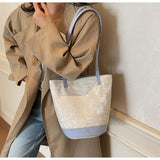 KYLETHOMASW  -  Tote Bag for Women New Style Fashionable and Versatile College Student Commuting One Shoulder Class Bucket Bags