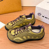 KYLETHOMASW  -  Summer New Pull-Out Elastic Band Ugly-Cute Sneakers for Women, Lightweight, Non-Slip Outdoor Hiking and Training Shoes