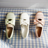 KYLETHOMASW  -  Women's Bow Mary Jane Shoes Square Satin Low Heel Flat Shoes Elegant Strap Ladies Pumps for Wedding Office Daily Wear Shoes