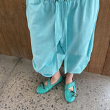 KYLETHOMASW  -  INS Hot Sale Women Retro Mary Jane Shoes Y2K Lace‑Up Round Toe Flat Shoes Metal Eyelet Rivet Design Casual Ballet Flats