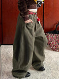 KYLETHOMASW  -  Street Loose Casual Slouchy Jeans American Vintage Machete Wide Leg Pants Harajuku Y2K Subculture Hiphop Denim Trousers