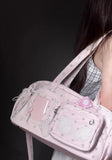 KYLETHOMASW  -  Star Print Shoulder Bag Y2k Korean Style Bolsos De Mujer Shoulder Crossbady Sac Femme Transparent Love Bags for Woman Bolso
