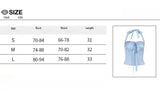 KYLETHOMASW  -  Summer New Bow Lace-up Top Neck Exposed Navel Vest Women