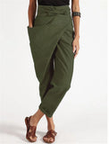 KYLETHOMASW  -  Irregular Lace-Up Nine-Point Pants Casual Pants Women's