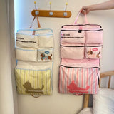 KYLETHOMASW  -  Large Capacity Travel Storage Bag Divided Storage Hanging Luggage Organizing Bag Space Saving Moisture-proof Handheld Sorage Bag