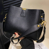 KYLETHOMASW  -  Women Luxury Shoulder Bag Large Capacity Daily Tote Handbag Adjustable Strap Bucket Crossbody Bag Ladies Outdoor Bag