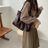 Kylethomasw Korean Fashion High Capacity Tote Bag Y2K All Match Casual Women Underarm Shoulder Bag Office Lady Laptop Handbag Shopping Bag