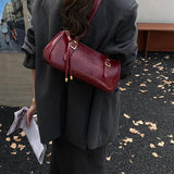 KYLETHOMASW  -  Winter Small PU Leather Square Handbags and Purses Women's Underarm Bag Trend Brand Solid Color Shoulder Bags