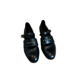 KYLETHOMASW  -  Women's Leather Shoes Spring 2025 New Genuine Leather Low-heel Women's Shoes Fashion Buckle Mary Jane Shoes Women's