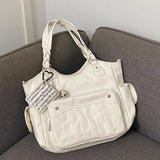 KYLETHOMASW  -  Casual Simple Vintage Shoulder Bags Streetwear Y2k Aesthetic Fashion Underarm Bag All Match Travel Women's Handbags Trendy