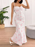 KYLETHOMASW  -  New Women Dress Sexy Backless Sleeveless Sling Dresses Summer Streetwear Fashion Print Elegant Lady Casual Slim Dresses Clothing