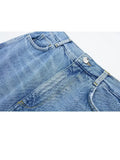 Kylethomasw  2024 Summer Denim Skirt For Women Fashion High Waist Midi Skirts Zipper Female Casual Slim Pencil Hem Slit Wrap Skirt