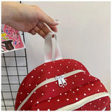 KYLETHOMASW  -  Polka Dot Bow Mochilas Mujer University Student Mochila Korean Style Bag Travel Laptop Backpack Hot Sales Bags for Woman