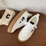 KYLETHOMASW  -  Spring Summer Thick Bottom Training Shoes New Retro Mixed Color Students Sneakers Casual Concise Soft Soled Sports Shoes