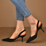 KYLETHOMASW  -  Summer New Women's Sandals Fashion Pointed Shallow Mouth Stilettos Sexy Dress Banquet Women's High Heels Large Size Zapatos