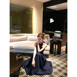KYLETHOMASW  -  2025 Backless Cross Hanging Neck Dress Women Summer Pure Desire To Tuck in Waist Swing Long Design A-line Vestidos