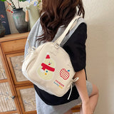 KYLETHOMASW  -  Cute Cartoon Pattern Ita Bag Casual Shoulder Bags for Woman Preppy Style Bolsos De Mujer Large Capacity Sac Femme Trendy Bolso