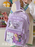KYLETHOMASW  -  Japanese Style Kawaii Backpack Girls Transparent Ita Bag Women Large Capacity Backpack Fashion School Bag for College Student JK