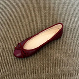 KYLETHOMASW  -  Women's Leather Bow Ballet Women's Flats and Loafers,Slip on Soft Chaussures Pour Femmes,Elegant Party Daily Office Ladies Shoes
