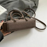 KYLETHOMASW  -  Small PU Leather Shoulder Bags for Women Luxury Designer Trend New Crossbody Bag Females Short Handle Handbags