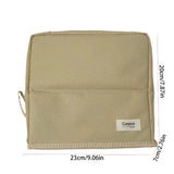 KYLETHOMASW  -  Pen Bag Vertical Makeup Bag Pencil Case Partitioned Skincare Storage Bag Multifunctional Makeup Brush Storage Cosmetic Bag