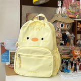 KYLETHOMASW  -  Kawaii Embroidered Ita Bag School Mochila Teenage Girls Backpack Students Commute Mochilas 2025 Portable Bags for Woman