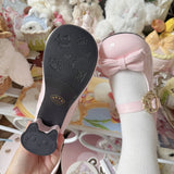 KYLETHOMASW  -  Fashionable Mary Jane Women's Shoes Elegant Temperament Soft Sole Cat Low Heeled Small Round Toe Lolita Shoes for Women Tacones