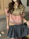 KYLETHOMASW  -  Sweet Women Sweaters Retro Knitted New Slim Pullovers Fashion 2025 Casual OL Daily Office Lady Winter Gentle