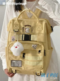 KYLETHOMASW  -  College Style All-match Student Backpack Female Korean Version of The Large-capacity Bag Junior High School Students Backpack