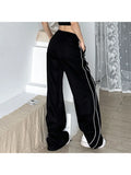 Kylethomasw  Woman Old Money Pants Aesthetics Trousers 90s Sweatpants Unisex Cargo Hip-hop Pants Hiking Streetwear Pant Tunic Drawstring