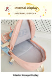 KYLETHOMASW  -  High Capacity School Backpack for Elementary Girls Cute Japanese Ins Style Double Shoulder Bag Breathable Nylon Urban Minimalist