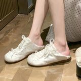 KYLETHOMASW  -  New Womens Shoes Sweet Retro Lace Casual Shoes for Woman Exquisite Round Head Sneakers Fashion Designer Shoes Zapatos Mujer