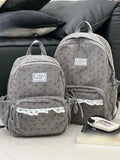 KYLETHOMASW  -  Lace Bow Polka Dot Bag Student Mochila Large Capacity Mochilas Mujer Backpack School Bolsas Feminina Corduroy Bags for Woman