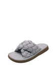 KYLETHOMASW  -  Summer New Slippers Female Casual  Rhombus Platform Slippers Fashion Plaid Flat Sandals Slipper Outdoor Shoe