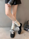 KYLETHOMASW  -  Designer Brand High Quality Zapatillas De Mujer Retro Square Head Pearl Bow Casual Training Shoes Women's Shoes Hot Selling