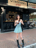 KYLETHOMASW  -  Bodycon Sexy Y2k Mini Dress Women Casual Pure Color Elegant Dress Female Even Party Vintage Beach Style Korean Fashion Clothing