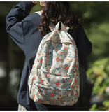 KYLETHOMASW  -  Large Capacity Bag Flower Print Mochila Outdoor Travel Mochilas Mujer Fashion Backpacks Backpack School Students Bolsas Feminina